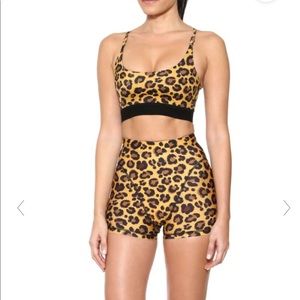 Adam Selman honey leapard set